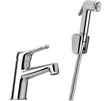 Смеситель для раковины Paini Bios 05 05CR205/574 с гигиеническим душем Хром