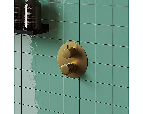 Купить Смеситель для душа Paini Cox Grip 7GPJ6911 Золото матовое в магазине сантехники Santeh-Crystal.ru