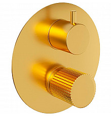 Смеситель для душа Paini Cox Grip 7GPJ6911 Золото матовое