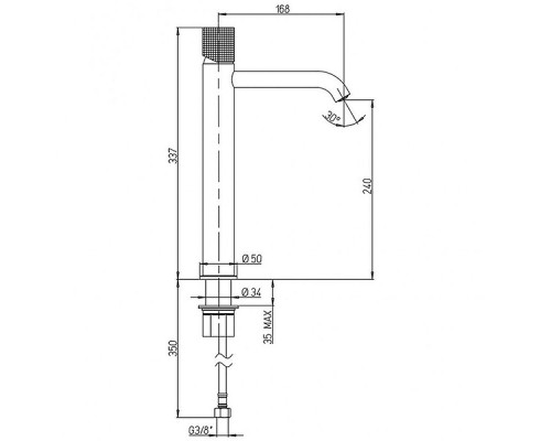 Заказать Смеситель для раковины Paini Cox Grip 7GCR205OLL Хром в магазине сантехники Santeh-Crystal.ru