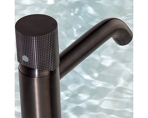 Приобрести Смеситель для раковины Paini Grip 7GPZ205OLL Черный матовый в магазине сантехники Santeh-Crystal.ru