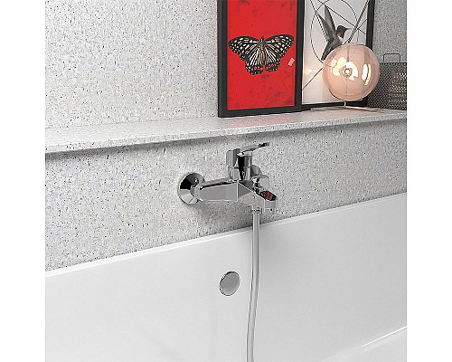 Купить Смеситель для ванны Paini Creta 42CR111CAKM Хром в магазине сантехники Santeh-Crystal.ru