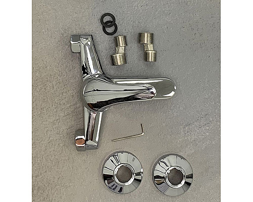 Купить Смеситель для ванны Paini Creta 42CR111CAKM Хром в магазине сантехники Santeh-Crystal.ru