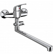 Смеситель для ванны Paini Creta 42CR119CAKM универсальный Хром