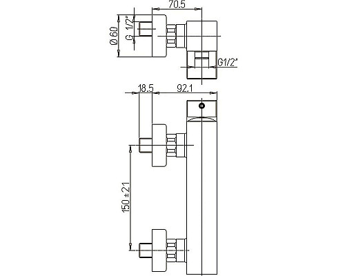 Купить Смеситель для душа Paini Dax 84CR511R Хром в магазине сантехники Santeh-Crystal.ru