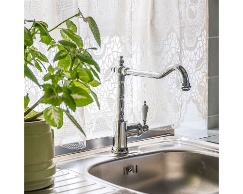 Приобрести Смеситель для кухни Paini Duomo 88CR572L1USKM Хром в магазине сантехники Santeh-Crystal.ru