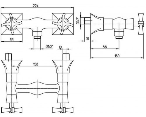 Приобрести Смеситель для душа Paini Elix 85CR511LMKM Хром в магазине сантехники Santeh-Crystal.ru