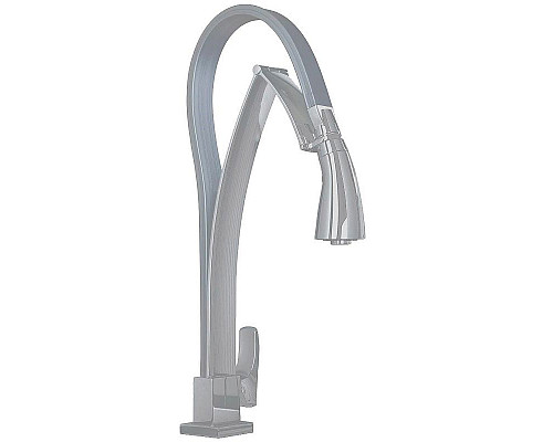 Приобрести Смеситель для кухни Paini Hybrid HKPA557TKKM Сталь PVD в магазине сантехники Santeh-Crystal.ru