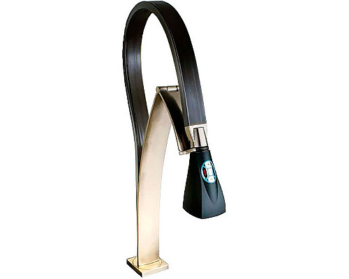 Купить Смеситель для кухни Paini Hybrid HKPW557YOSIKKM Никель Черный в магазине сантехники Santeh-Crystal.ru