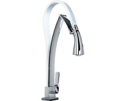 Приобрести Смеситель для кухни Paini Hybrid HKCR557BYTKKM Белый Хром в магазине сантехники Santeh-Crystal.ru