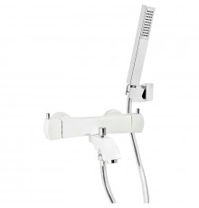 Смеситель для ванны Paini Lady 89BY105TH Белый матовый Хром