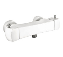 Смеситель для душа Paini Lady 89BY511TH с термостатом Белый матовый Хром