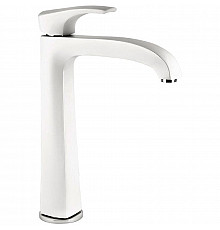 Смеситель для кухни Paini Lady 89BY579 Белый матовый Хром