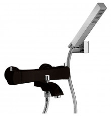 Смеситель для ванны Paini Lady 89YO105TH с термостатом Черный матовый Хром