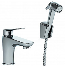 Смеситель для раковины Paini Laguna LACR205/574 с гигиеническим душем Хром