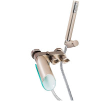 Смеситель для ванны Paini Morgana 73PW105VR Никель Стекло