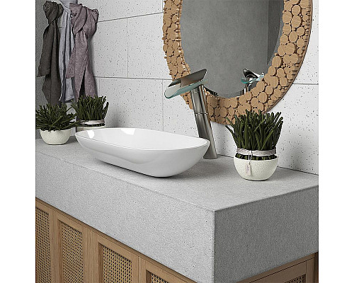 Заказать Смеситель для раковины Paini Morgana 73PW205VRLL Никель Стекло в магазине сантехники Santeh-Crystal.ru