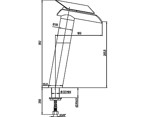 Заказать Смеситель для раковины Paini Morgana 73PW205VRLL Никель Стекло в магазине сантехники Santeh-Crystal.ru
