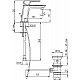 Заказать Смеситель для раковины Paini Nove 09PZ211 Черный матовый в магазине сантехники Santeh-Crystal.ru