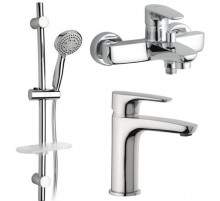 Комплект смесителей Paini Parallel 47CRKIT3 Хром