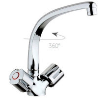 Смеситель для кухни Paini Tevere 10CR571FFQLMKM Хром