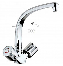 Смеситель для кухни Paini Tevere 10CR571FFQLMKM Хром