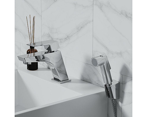 Купить Смеситель для раковины Paini Torre 98CR205/574 с гигиеническим душем Хром в магазине сантехники Santeh-Crystal.ru