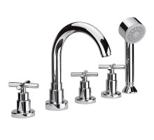 Смеситель на борт ванны Paini Tubos 79CR109 Хром