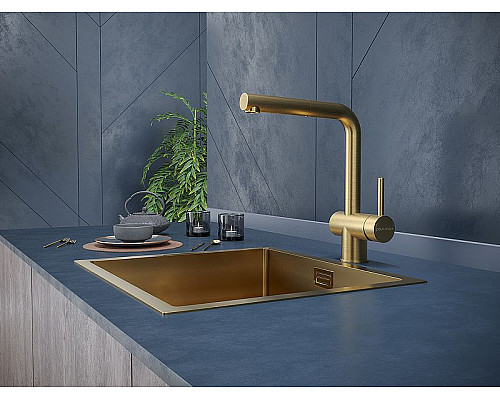 Santeh-Crystal.ru: Смеситель для кухни Paulmark Dosse Do214418-BG Брашированное золото Заказать Смеситель для кухни Paulmark Dosse Do214418-BG Брашированное золото в магазине сантехники Santeh-Crystal.ru