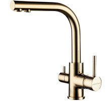 Смеситель для кухни Paulmark Essen Es213011-G Золото