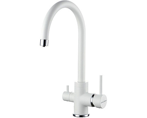 Santeh-Crystal.ru: Смеситель для кухни Paulmark Essen Es213211-431 Белый матовый Купить Смеситель для кухни Paulmark Essen Es213211-431 Белый матовый в магазине сантехники Santeh-Crystal.ru