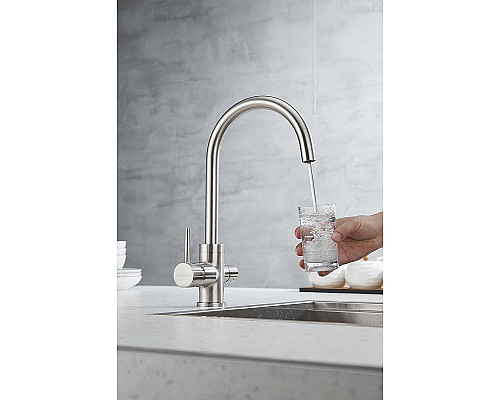 Santeh-Crystal.ru: Смеситель для кухни Paulmark Essen Es213211-NI Никель Купить Смеситель для кухни Paulmark Essen Es213211-NI Никель в магазине сантехники Santeh-Crystal.ru