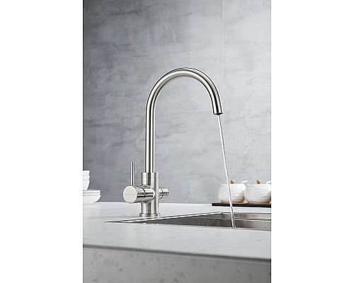 Santeh-Crystal.ru: Смеситель для кухни Paulmark Essen Es213211-NI Никель Купить Смеситель для кухни Paulmark Essen Es213211-NI Никель в магазине сантехники Santeh-Crystal.ru