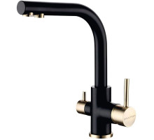 Смеситель для кухни Paulmark Essen Es213011-401BR Антрацит Бронза