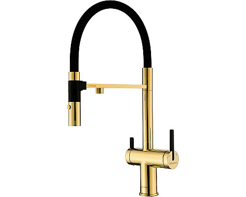 Santeh-Crystal.ru: Смеситель для кухни Paulmark Gravity Gr213188-G Золото Черный Купить Смеситель для кухни Paulmark Gravity Gr213188-G Золото Черный в магазине сантехники Santeh-Crystal.ru