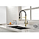 Купить Смеситель для кухни Paulmark Gravity Gr213188-G Золото Черный в магазине сантехники Santeh-Crystal.ru