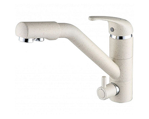 Заказать Смеситель для кухни Paulmark Hessen He213017-328 Бежевый в магазине сантехники Santeh-Crystal.ru