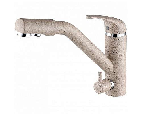 Приобрести Смеситель для кухни Paulmark Hessen He213017-302 Песок в магазине сантехники Santeh-Crystal.ru