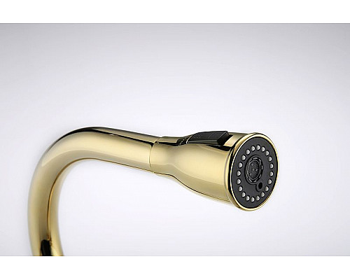 Купить Смеситель для кухни Paulmark Lange La214212-G Золото в магазине сантехники Santeh-Crystal.ru