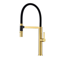 Смеситель для кухни Paulmark Leader Le214101-BG Брашированное золото