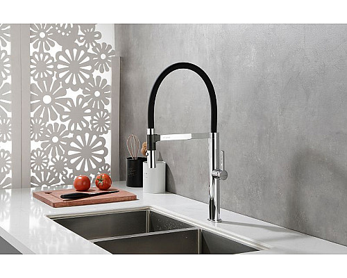 Купить Смеситель для кухни Paulmark Leader Le214101-CR Хром в магазине сантехники Santeh-Crystal.ru