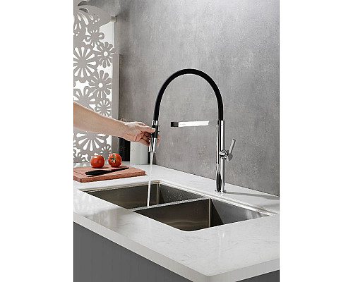 Купить Смеситель для кухни Paulmark Leader Le214101-CR Хром в магазине сантехники Santeh-Crystal.ru