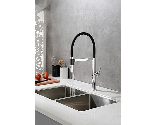 Купить Смеситель для кухни Paulmark Leader Le214101-CR Хром в магазине сантехники Santeh-Crystal.ru