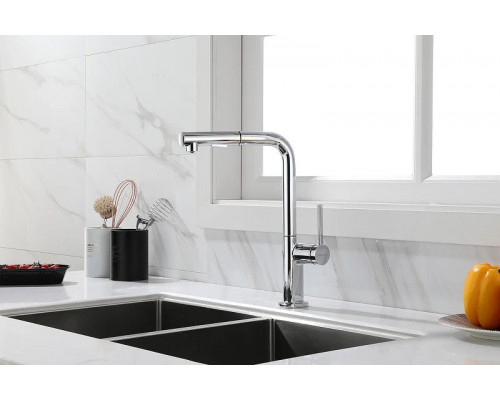 Приобрести Смеситель для кухни Paulmark Neo Ne214419-CR Хром в магазине сантехники Santeh-Crystal.ru