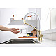Приобрести Смеситель для кухни Paulmark Siegen Si213111-BRw Бронза Белый в магазине сантехники Santeh-Crystal.ru