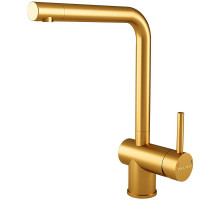 Смеситель для кухни Paulmark Spring Sp212067-BG Брашированное золото