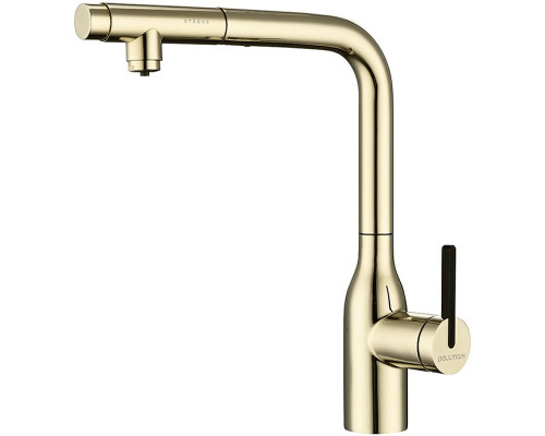 Купить Смеситель для кухни Paulmark Viper Vi213105-G Золото в магазине сантехники Santeh-Crystal.ru