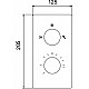Заказать Смеситель для душа RGW Shower Panels SP-42-03 21140542-31 с термостатом Хром в магазине сантехники Santeh-Crystal.ru