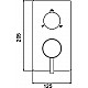 Заказать Смеситель для душа RGW Shower Panels SP-43-01 21140543-11 Хром в магазине сантехники Santeh-Crystal.ru