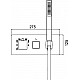Купить Смеситель для душа RGW Shower Panels SP-44-01 21140544-11 с термостатом Хром в магазине сантехники Santeh-Crystal.ru